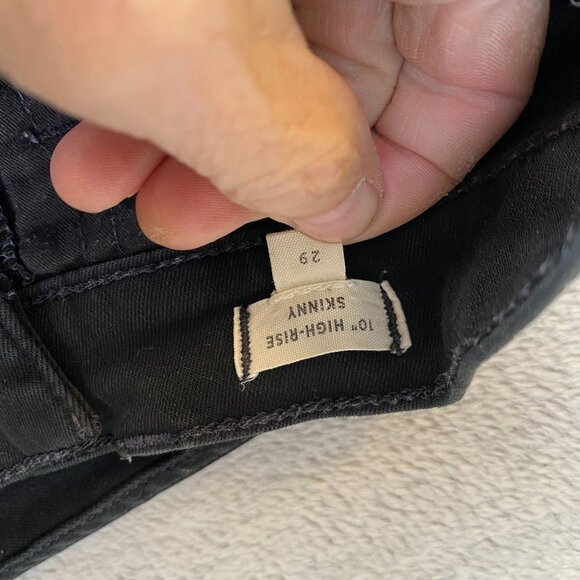 Madewell Women's Jeans Size 29 10" High-Rise Skinny Cotton/Polyester/Elastane Bl - Picture 11 of 14